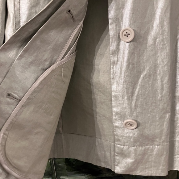 Silver 3/4 Sleeve Jacket - Picture 5 of 9